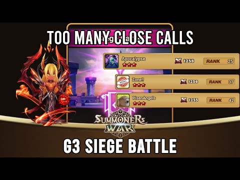 [SW | G3 Siege (S13)] - Apoca|ypse vs. RisenAngels vs. Zone!! - Too many close calls
