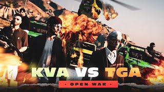 മനസ്സകമിൽ മുഹബ്ബത്ത് പെരുത്തൊരു അടി💥 KVA VS TGA OPEN WAR 💨| KAZTRO GAMING