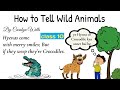 How To Tell Wild Animals Class 10 In Hindi Animation How To Tell Wild Animals Poem Class 10