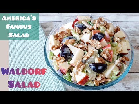 WALDORF SALAD | America's Famous Salad | 2Ways | Salad recipe | Side Dish Recipe| Len Inspires Ep 49