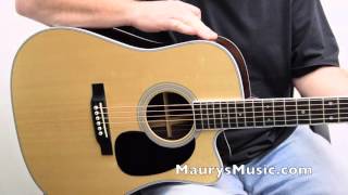 Video thumbnail for The Martin DC-35E at MaurysMusic.com by Maury's Music