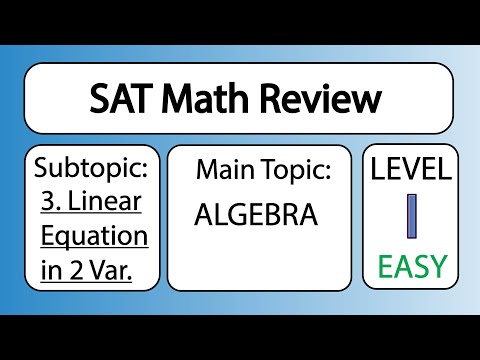 SAT Math Lesson 3A Problem 44