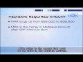 CPF Medisave Required Amount to be raised to $38.