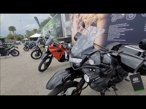 2022 KAWASAKI KLR 650 ADVENTURE  TRAVELER Gen 3 VS 2004 Gen 1 KAWASAKI KLR650 @ Daytona Bike Week 22