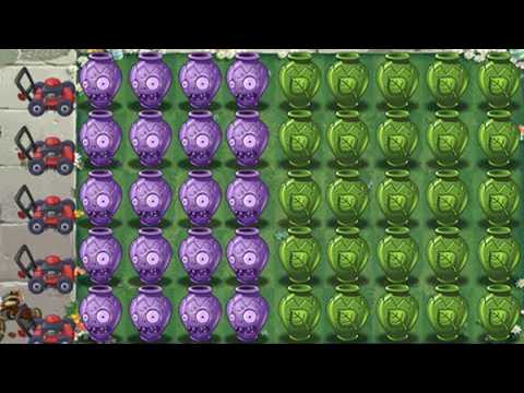 Pvz 2 Survival Minigame - Every 20 Plants OLD vs NEW in Vasebreaker - Who Will WIn?