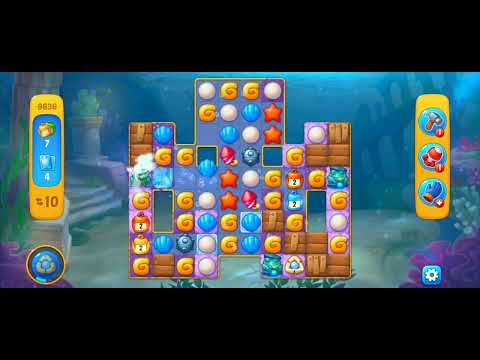 Fishdom Easy Level 9636 (with ingame lightning and firecracker boosters) @choraelmin