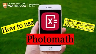 How to use Photomath