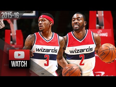 John Wall & Bradley Beal Full Highlights vs Heat (2016.01.20) - 18 Pts Each, 10 Ast for Wall
