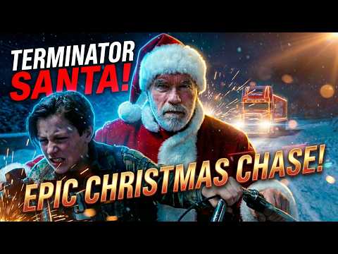 What if Terminator 2 Was a CHRISTMAS Movie? (AI Made Arnold Santa Claus)