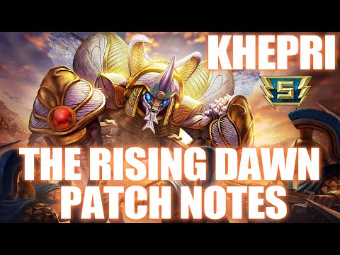 Smite Khepri Patch - The Rising Dawn Patch Notes