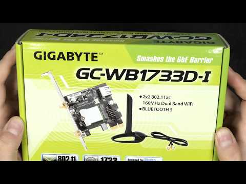Gigabyte GC-WB1733D-I tinklo plokštė WLAN / Bluetooth 1733 Mbit/ai Vidinis video