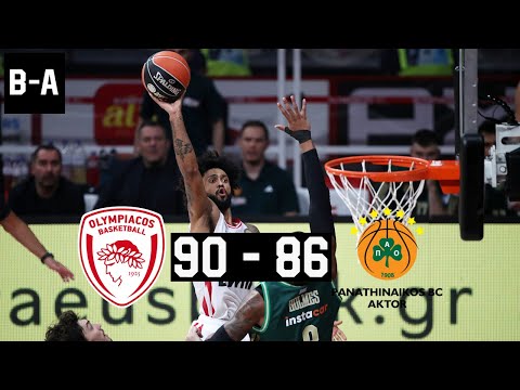 Olympiacos - Panathinaikos 90-86 | Full Highlights | GBL Round 2 | 12.10.2025