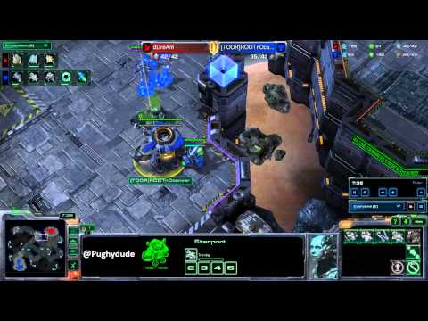HoTS ROOT Catz v dDreAm TvP Starcraft 2 Pughy