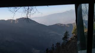 preview picture of video 'Mussoorie trip | Road side mountains view'