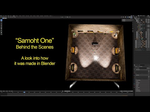 "SAMOHT ONE" - Behind the scenes in Blender 3.6