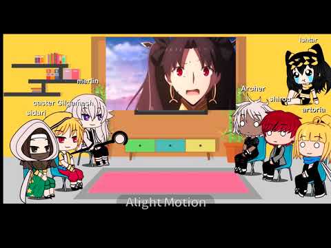 Fate grand order servents and charecter's react to Caster Gilgamesh [gacha life]#gilgamesh #fate