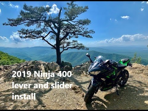2019 Ninja 400 Lever and Shogun No cut Slider install