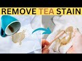Best Way To Remove Tea Stains From Clothes