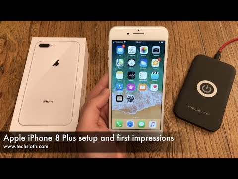 Apple iPhone 8 Plus setup and first impressions