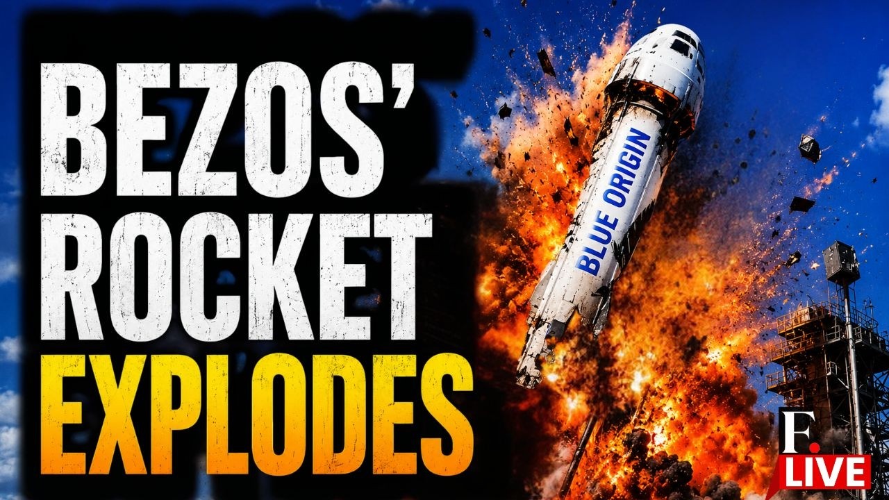 Blue Origin Launch Failure LIVE: Jeff Bezos' New Glenn Rocket Explodes During Launch | N18G