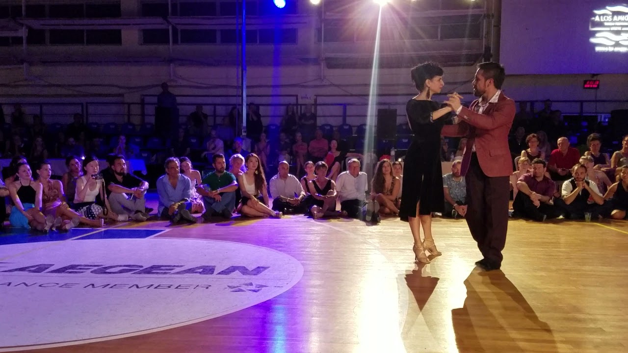 Mariela Sametband y Guille el peque Barrionuevo - Creta 2018 -Lagrimas - Ricardo Tanturi