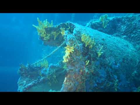 Wreck of the SMS Kaiser Franz Joseph I in the bay of Kotor