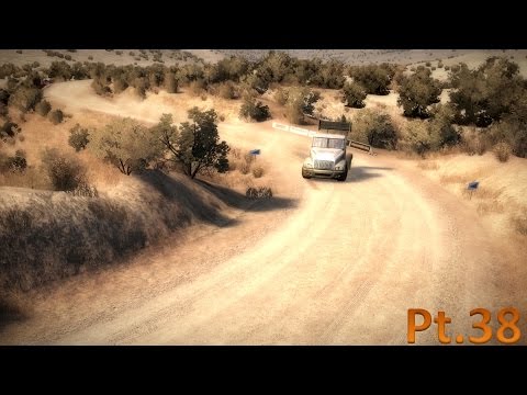 Colin McRae DiRT Walkthrough Pt.38 "Fidanza Windy Point Big Rigs"