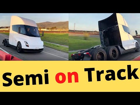 Tesla Shows Video of Semi on Test Track