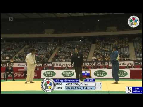 Judo 2012 Grand Slam Tokyo: Erika Miranda (BRA) - Takumi Miyakawa (JPN) [-52kg]