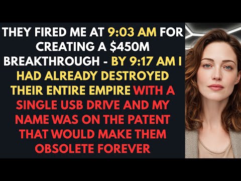 I Got Fired At 9:03 AM—By 9:17 AM, Their $450M Prototype Was Already Patented—In My Own Name
