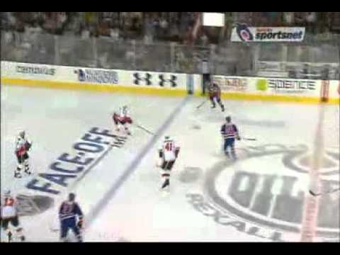 Highlights: Calgary Flames at Edmonton Oilers-October 7, 2010