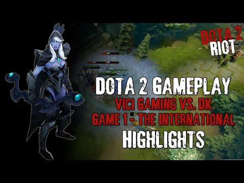 Dota 2 Gameplay | Vici Gaming VS. DK | Game 1 - The international Dota 2 Tournament