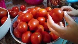 Kışlık Domates Konservesi / Domates Sosu Nasıl Yapılır?