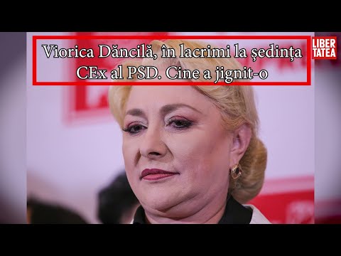 Viorica Dăncilă, în lacrimi după ce ar fi jignit-o Claudiu Manda. Scandal la ședința CEx al PSD!