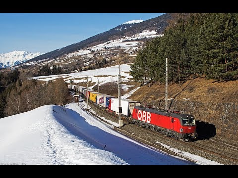 Faszination Brennerbahn - ÖBB Vectron mit Rola, TXL, Lokomotion in den verschneiten Alpen - Teil 1