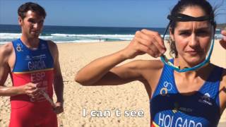 Inspirational story about a blind triathlete Jota by Raquel Holgado (Short Version)