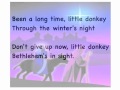 Little Donkey Lyrics