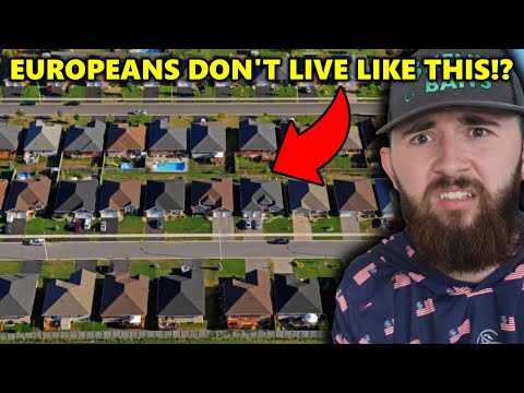 European vs American Suburbs... (why USA suburbs suck) American Reacts