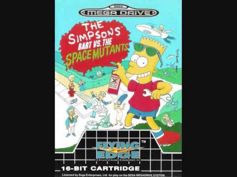 bart vs the space mutants megadrive