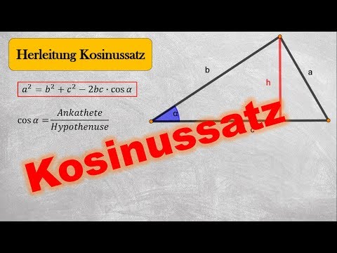 Cosinussatz Herleitung - schnell und einfach