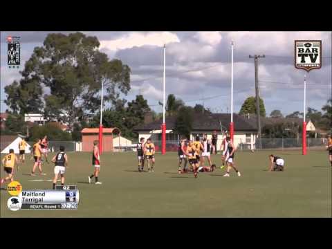 BDAFL 1st Division Highlights - Maitland v Terrigal Avoca
