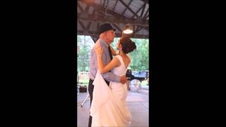 Casey dances with Poppy at her wedding.  Eddy Arnold Here Comes Heaven.