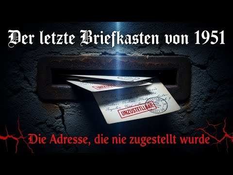 „Der letzte Briefkasten von 1951 – Die Adresse, die nie zugestellt wurde“