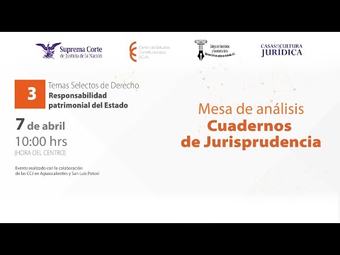 🔴 Mesa de Análisis Cuadernos de Jurisprudencia. Responsabilidad Patrimonial del Estado