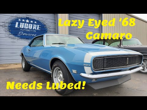 1968 Camaro RS with Detroit Speed Electronic Hideaway Headlights has a "Lazy Eye" Get the lube!