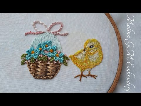 , title : 'Easter Chicken |How to Embroider a Chicken | Easy Embroidery'