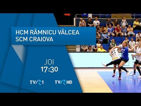 Handbal feminin: HCM Rm. Vâlcea - SCM Craiova, în direct la TVR1 şi TVR HD