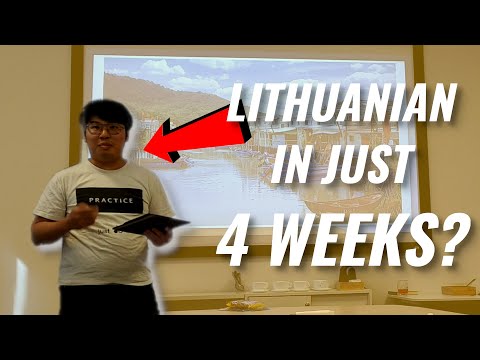 Can I give a speech after learning Lithuanian for ONE month? - All about Hong Kong culture