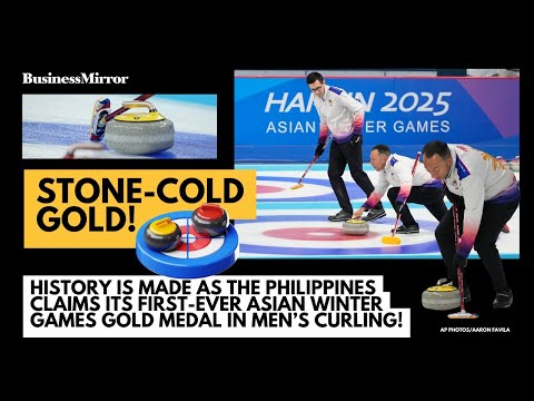 🇵🇭 History is made as PHL claims its first-ever #asianwintergames gold medal in Men’s Curling!