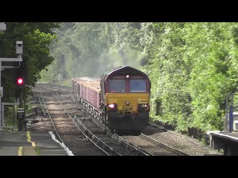 (HD) Trains at Otford & Dunton Green featuring Class 59,66,73 & 92 - 16/6/12
